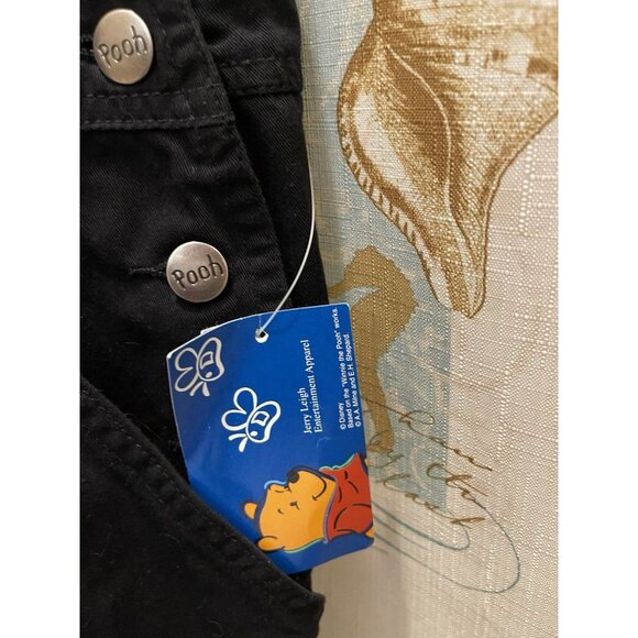 NWT VTG 90s Disney Pooh Tigger Black Short Overalls Women’s 22W Plus Collector - Picture 6 of 16